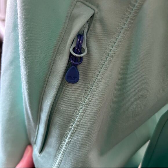 Vineyard Vines Pastel Robin’s Egg Blue Quarter Zip Long Sleeve Pullover - Large - Picture 8 of 9